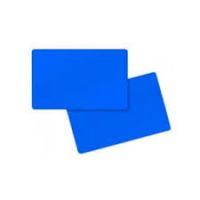 Tarjeta ZEBRA PVC azul básica, 0,76 mm