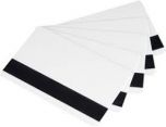 Tarjeta ZEBRA PVC blanca banda magnética LOCO