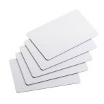 Tarjetas FARGO PVC blancas Ultracard, 0,25mm espesor con adhesivo, tamaño CR79 - 500 tarjetas