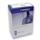 Ribbon FARGO monocromo blanco  con rodillo de limpieza  - 1.000 impresiones